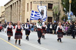 137- Rhodes- Defile Dodecanese grec
